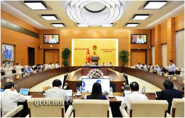 Phiên họp thứ 38 của Ủy ban Thường vụ Quốc hội.