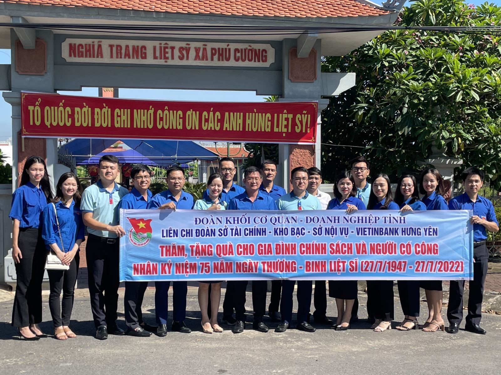 Sôi nổi các hoạt động chào mừng kỷ niệm 75 năm ngày Thương binh liệt sỹ 27/7/1947 – 27/7/2022